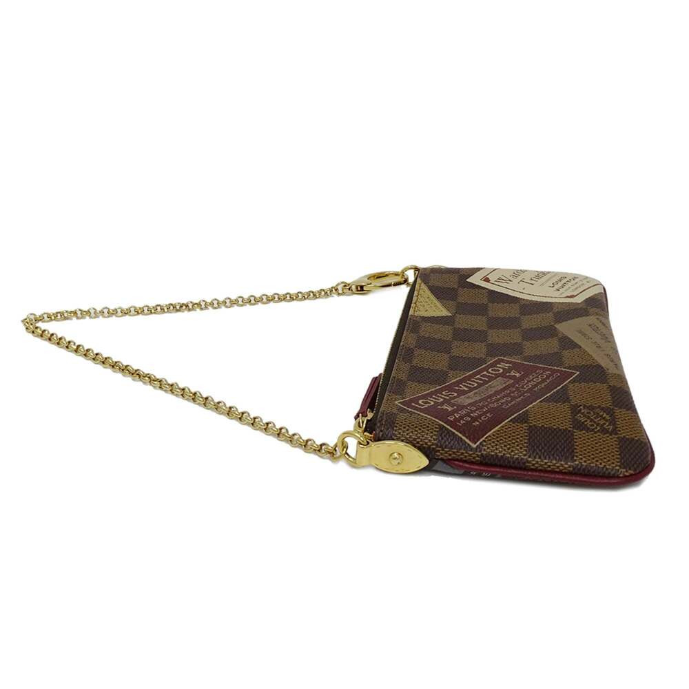LOUIS VUITTON Brown Damier Canvas Pochette Pouch - Picture 4 of 12